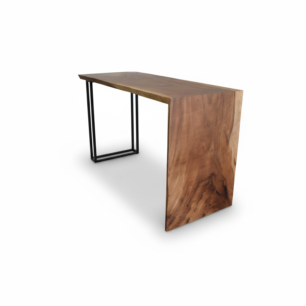 MESA DESAYUNADOR EN CASCADA MADERA RUSTICA 180CM EUR3862331-C