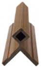 MOLDURA UH51 IPE ESQUINA EXTERNA FACHADA UH61 366 CM NTWUH51-366-IP