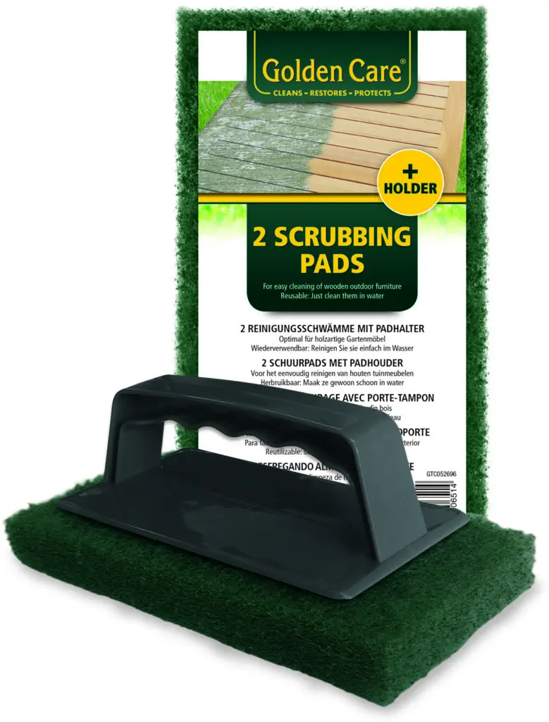 SET ESPONJAS COLOR VERDE CON SOPORTE, GOLDEN CARE