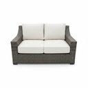 SOFA DOBLE UBUD  CAFE MIXTO COJINES BEIGE 82X206X90 CM (PTY)