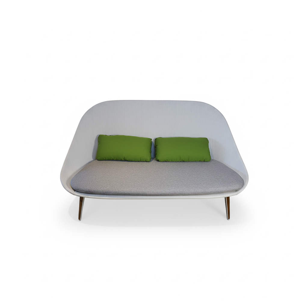 SOFA DOBLE DINOSAUR EGG SLING BLANCO COJIN GRIS 	J5AC5317N08TEX