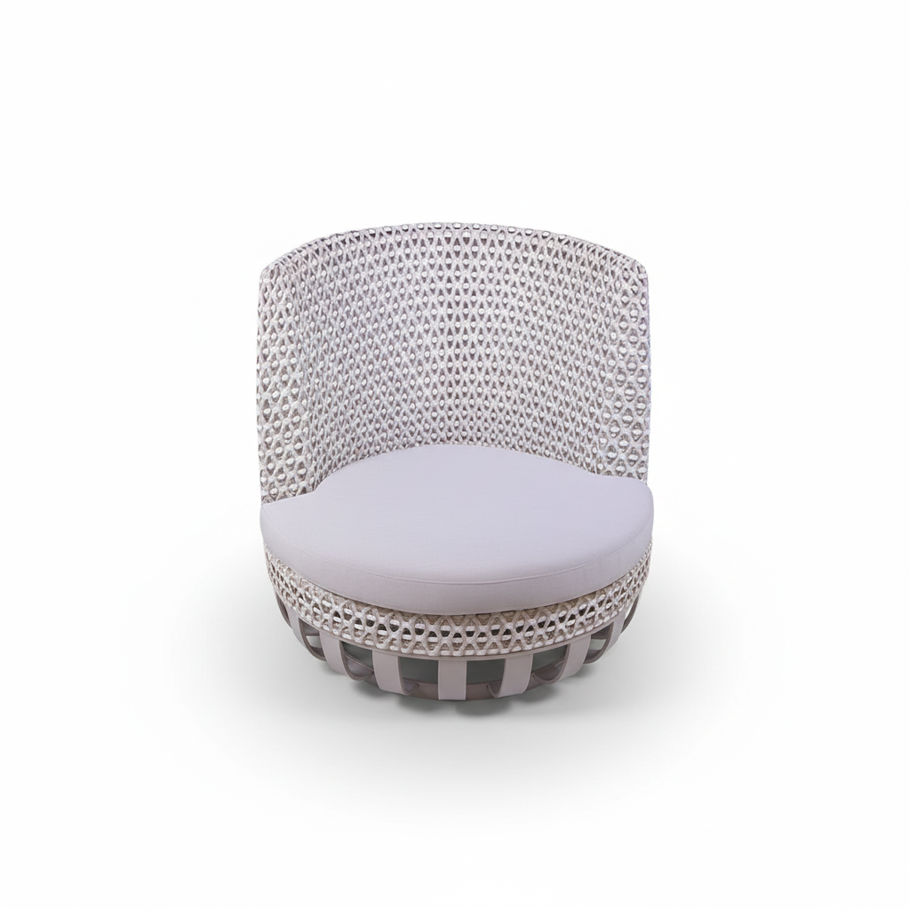 SOFA INDIVIDUAL VASE RESPALDO ALTO BEIGE COJIN GRIS J5AC5363A10RAT