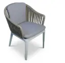SILLA CHIENGMAI BLANCA COJIN GRIS J5AC5321B04ROP