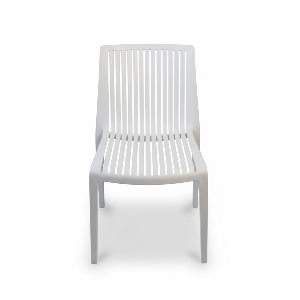 SILLA COOL SIN BRAZOS BLANCA