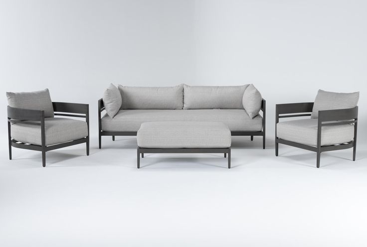 SET SOFA DOBLE PROVENCE 2 SOFAS INDIVIDUALES MESA DE CENTRO HAI19C186A-3D