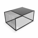 JUEGO MESAS 2 UDS DECO 80X80X40CM RON449-847885