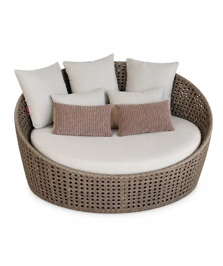 DAYBED KINGSTON CAFÉ MIXTO COJIN BEIGE