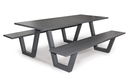MESA PICNIC 200X220CM GRIS