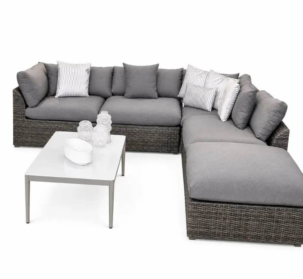 SET SOFA SECCIONAL EN L 1 OTTO GRIS HAI18C108A-W-S-1