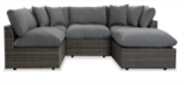 SOFA EN L CON OTTO GRIS HAI18C108A-W-S-1