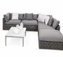SOFA EN L CON OTTO GRIS HAI18C108A-W-S-1