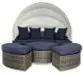 DAYBED CAFE MIXTO COJIN AZUL HAIGB012A-W-KD