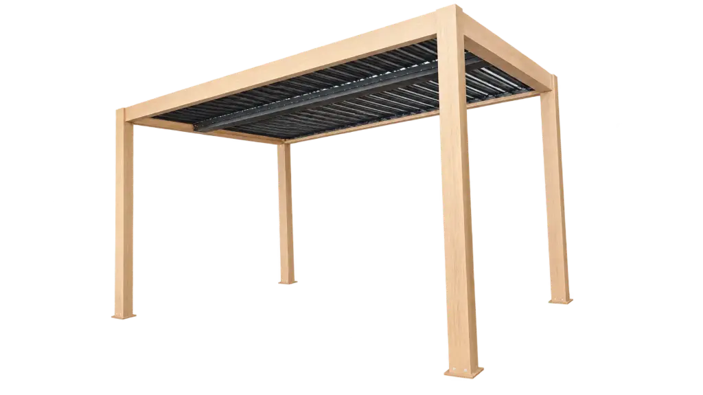 GAZEBO CAFE CLARO 300X400 CM HAIGB124-300400A-CAFE CLARO