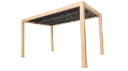GAZEBO GRIS OSCURO 300X400 CM HAIGB124-300400A-GRIS