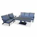 SET SOFA TRIPLE PERMA 2 INDIVIDUALES MESA CENTRO HAI23C135A-CLB