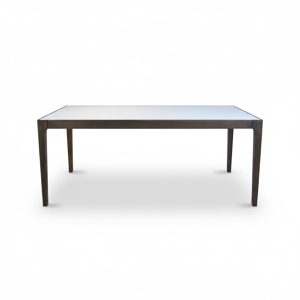 MESA COMEDOR PIONEER 180X90CM BASE GRAY WALNUT SOBRE SANDALEX 3103