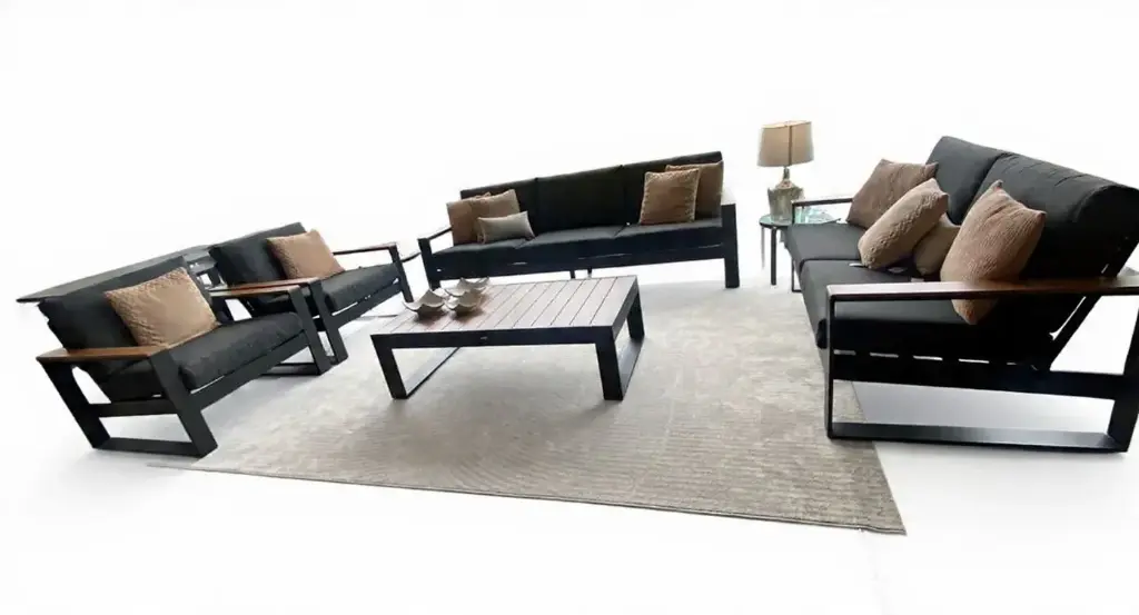 SET SOFA TRIPLE ADANA SOFA DOBLE 2 SOFAS INDIVIDUALES MESA CENTRO HAI23C078A-D-KD-C