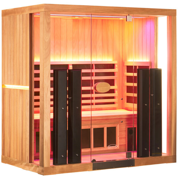 SAUNA INTERIOR TRES PERSONAS ALTO 199CM ANCHO 188CM LARGO 127CM JACJS3I