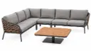 SOFA SECCIONAL EN L Y MESA DE CENTR BARI CHARCOAL ART419B2-3