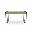MESA CONSOLA DARIA COLOR ALMENDRA 150X42X79 SULAPD0026