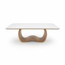 MESA COMEDOR SINUOSA COLOR ALMENDRA  218X110X77 SULMSA0619 