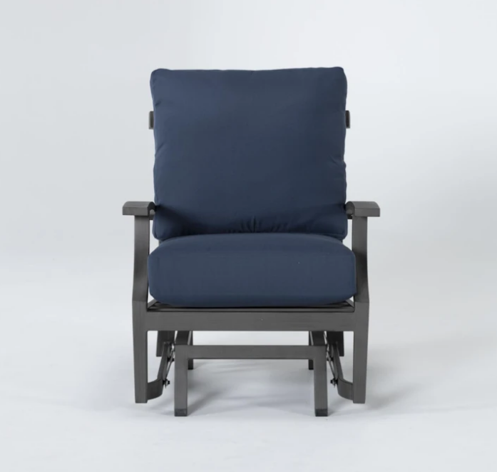 SOFA INDIVIDUAL MARTINEQUE GRIS COJIN AZUL HAI16C067A-G