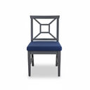 SILLA COMEDOR MARTINEQUE GRIS COJIN AZUL HAI16C65A-D