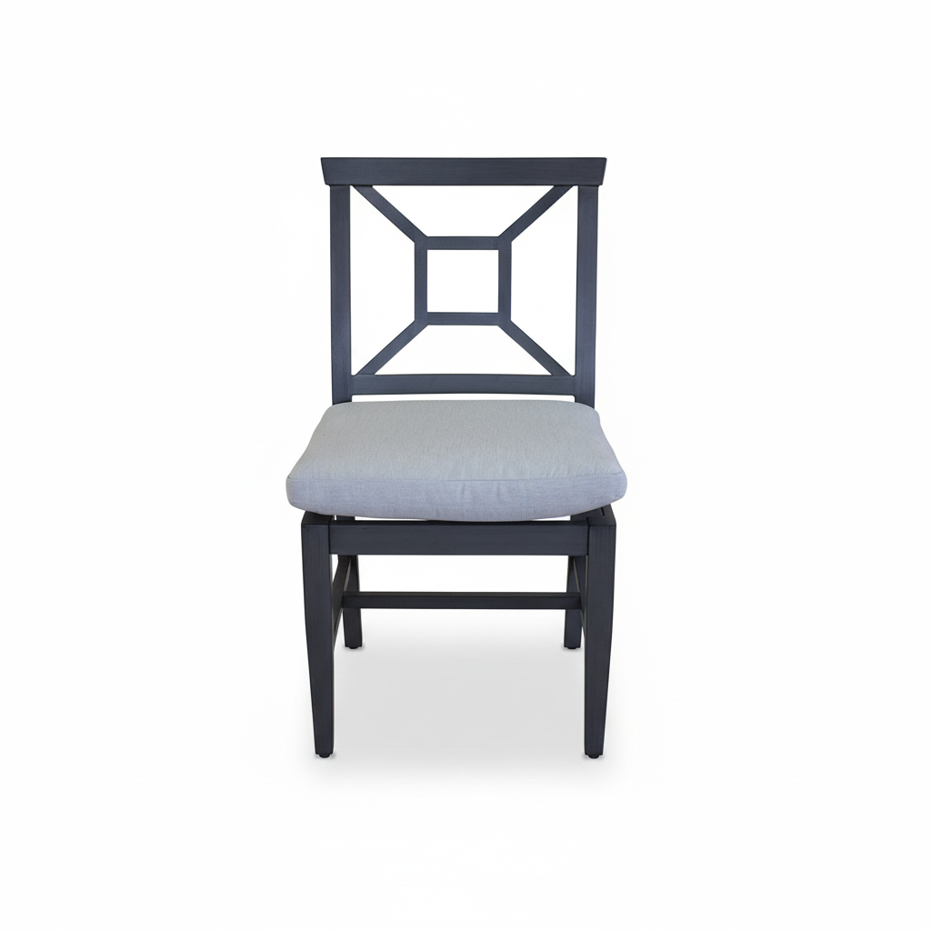 SILLA COMEDOR MARTINIQUE GRIS COJIN BEIGE HAI16C65A-K