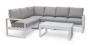 SOFA EN L MESA CENTRO ESTRUCTURA ANTIQUE WOOD COJINES BEIGE 15052 HAI16C048ADLSKD