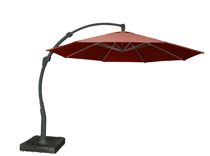 SOMBRILLA CON BASE CANTILEVER TERRA COTTA 11' PANAMA JACK PJO-6115-TERRA-UM-2PC