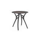 MESA COMEDOR IVY-L BASE NEGRA SOBRE NEGRO Ø77 TILM-TA-IVY1-BLK-HPL2