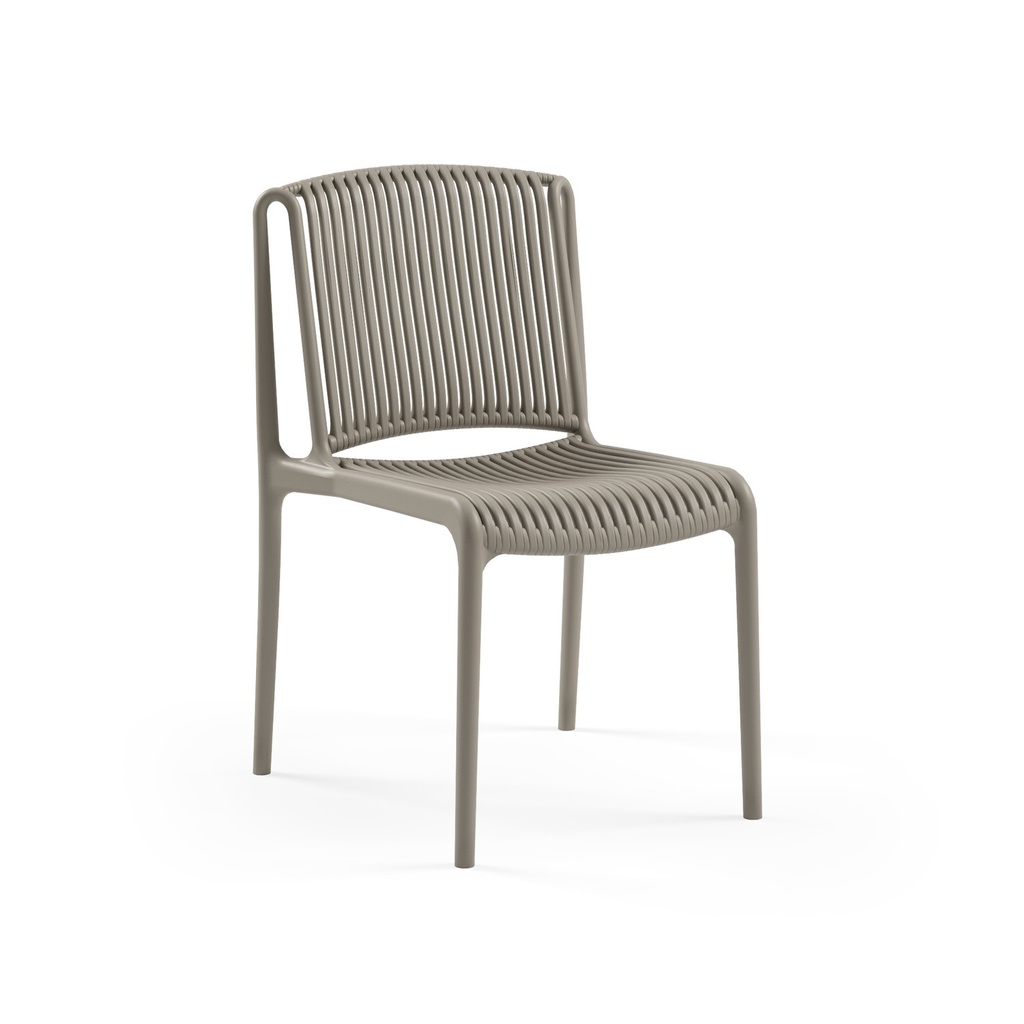 SILLA NES SIN BRAZOS MARRON TILM-CH-NES-MIN