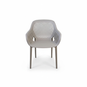SILLA ATRA CON BRAZOS CAFE COJIN BEIGE TILM-AC-ATR-BEI-COF