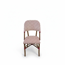SILLA PARIS 17 SIN BRAZOS IVORY-BORDEAUX J5AAC3517N01RAT
