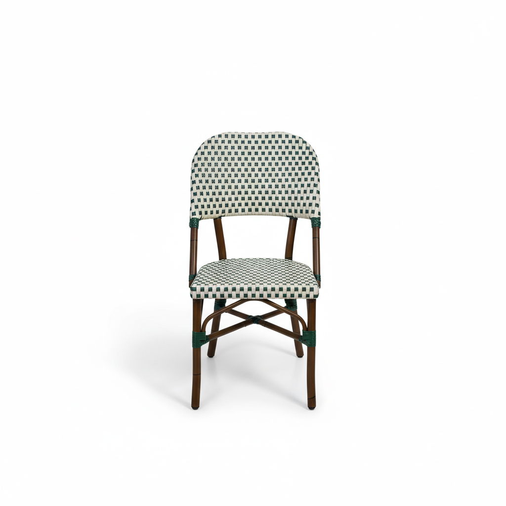 SILLA PARIS 17 SIN BRAZOS IVORY-VERDE J5AAC3517N01RAT