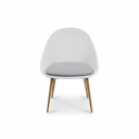 SILLA COMEDOR BLANCA DINOSAUR EGG J5AAC5317N01TEX