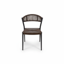 SILLA COMEDOR PRAGE SIN BRAZOS CAFE OSCURO J5AAC5681D01RAT