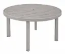 MESA COMEDOR REDONDA GRIS HAI23C176