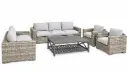 SET SOFA SANIBEL TRIPLE 1 DOBLE 1 INDIVIDUAL HAI19C185A-W-3D