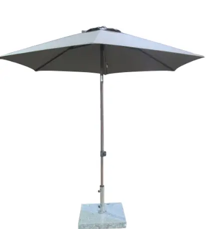 SOMBRILLA CENTRAL POLE OCTAGONAL  2.5M ESTR CAFE TELA TAUPE C/BASE HAIAUK38256SWB1S174261
