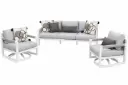 SET SOFA TRIPLE DOHA 2 SOFA GIRATORIOS GRIS CLARO HAI23C237A-3D-1-B