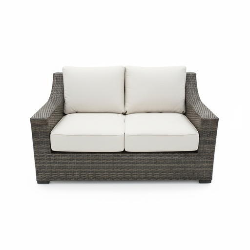 SOFA DOBLE UBUD CAFE MIXTO COJINES BEIGE 82X206X90 CM HAI12C057A-W-D-2