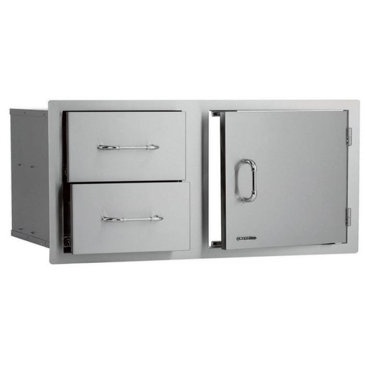 COMPONENTE BBQ PUERTA GAVETERO DOBLE 38" BUL55875  NEW BUL55890