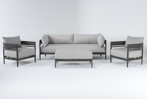 SET SOFA DOBLE PROVENCE 2 SOFAS INDIVIDUALES MESA DE CENTRO HAI19C186A-3D