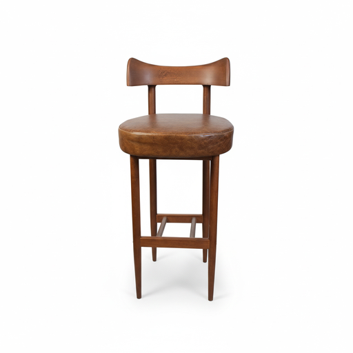 SILLA DE BAR ALC SEM1562-NGF-CUERO