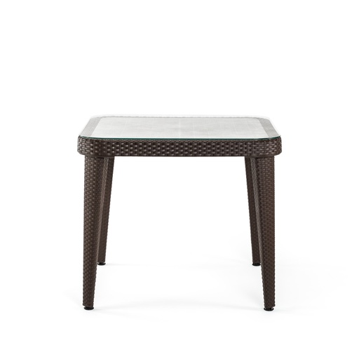 MESA COMEDOR OSAKA MARRON OSCURO 90X90CM TILM-TA-OSK9090WG-WENN