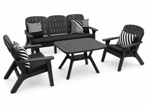 SET SOFA TRIPLE SILVA 2 INDIVIDUALES MESA CENTRO ANTHRACITE TILM-SSSLV007ANTCHSANT